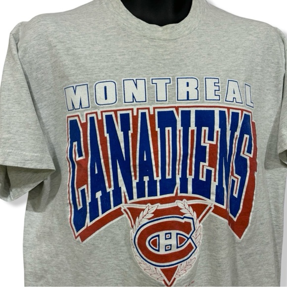 Vintage 1991 Montreal Canadians T-Shirt - Picture 2 of 3